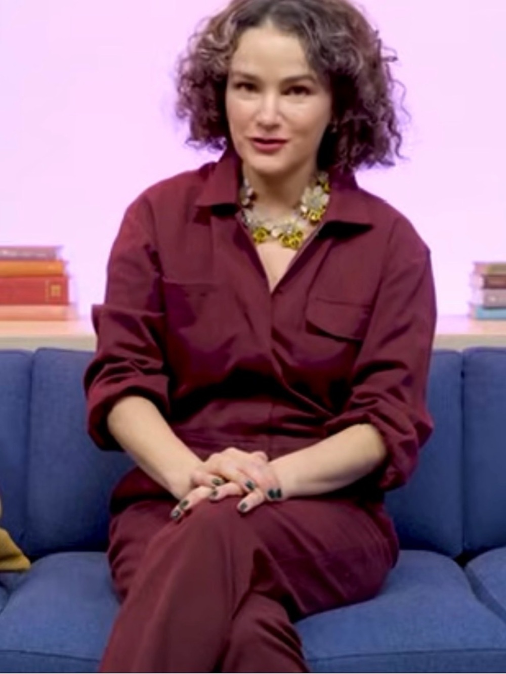 Wine Burgundy jumpsuit